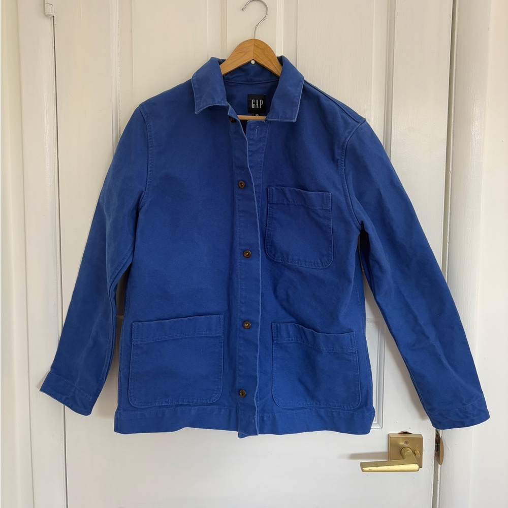 Gap cotton French blue chore jacket vintage style XS mens or S/M womens